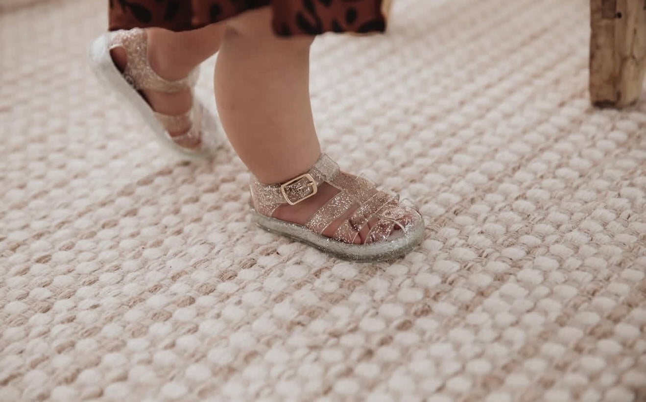 Glitter Bug Jelly Sandal