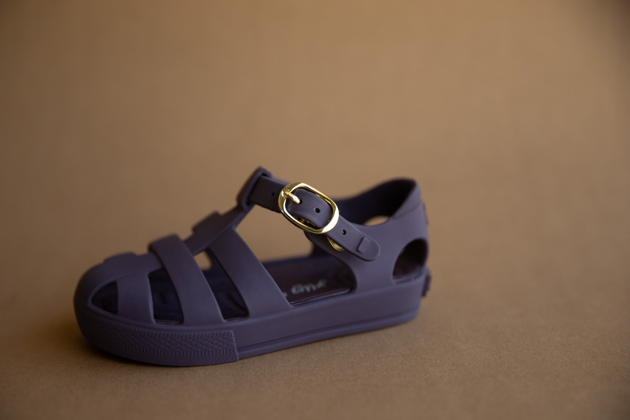 Muted Plum Jelly Sandal