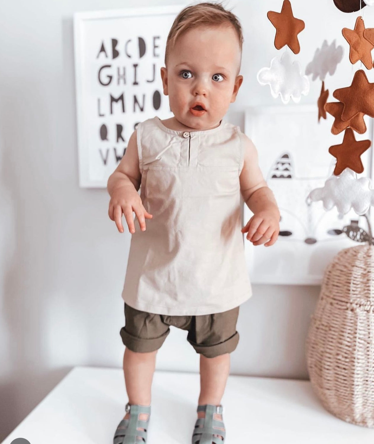 Boys Cotton/Linen Blend Shirt