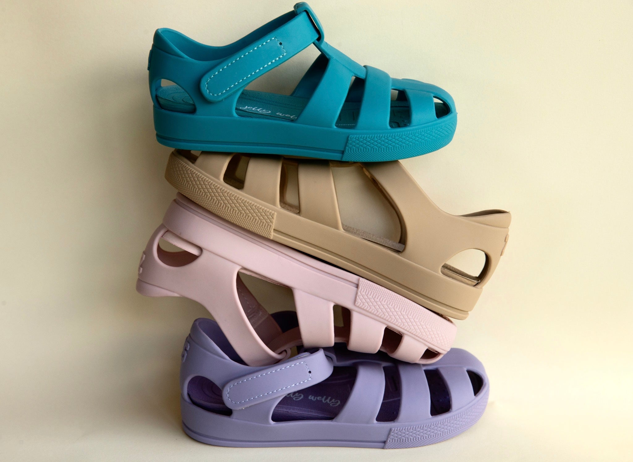 Vanilla Bean Velcro Jelly Welly - PRE ORDER