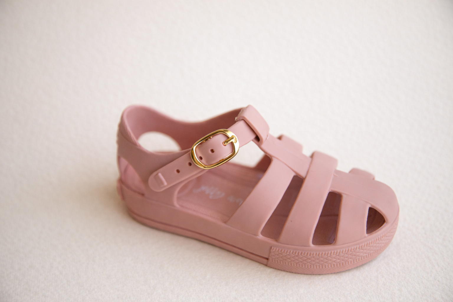 Dusty Rose Pink Jelly Sandal