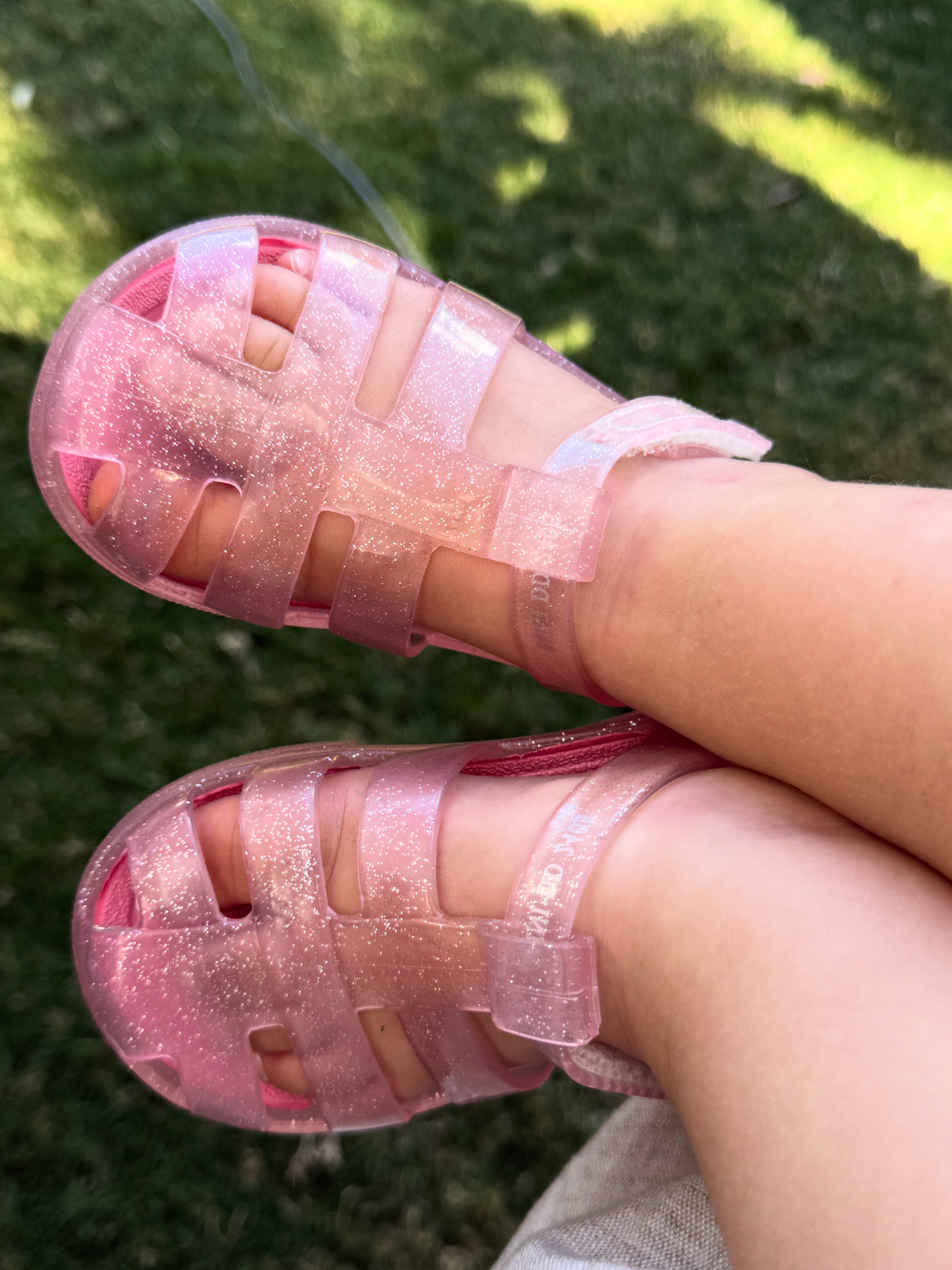 Fairy Floss Glitter Jelly Sandal