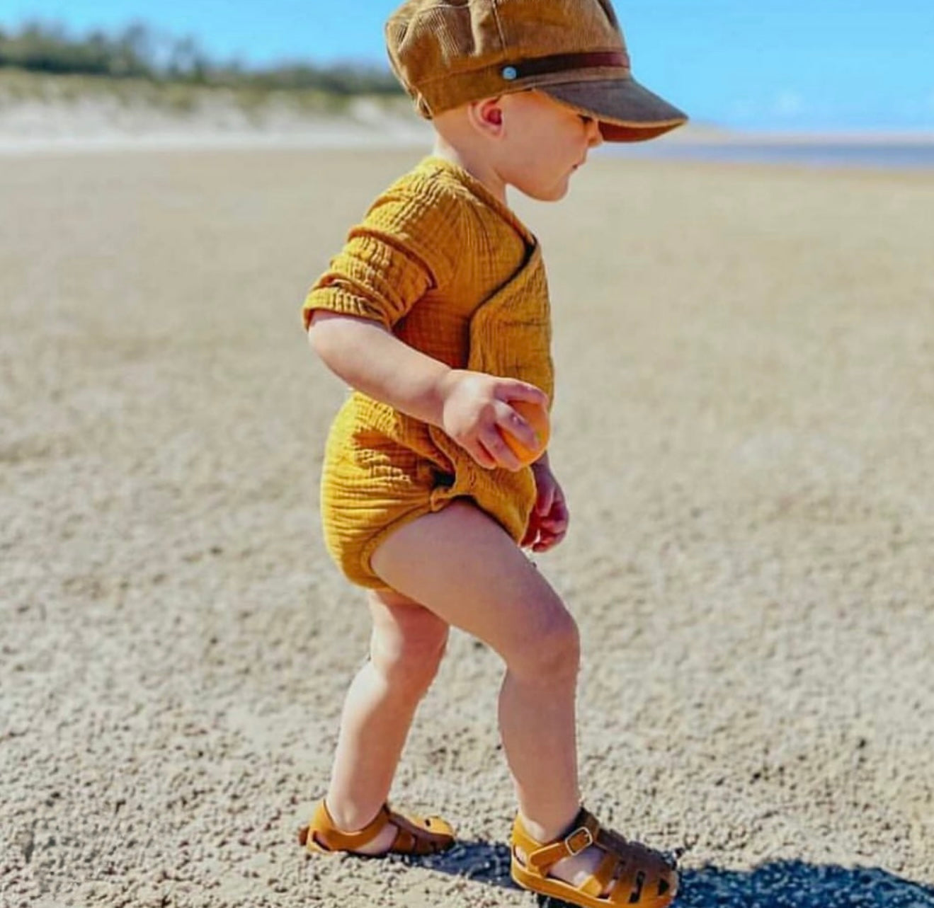 Mustard Jelly Sandal