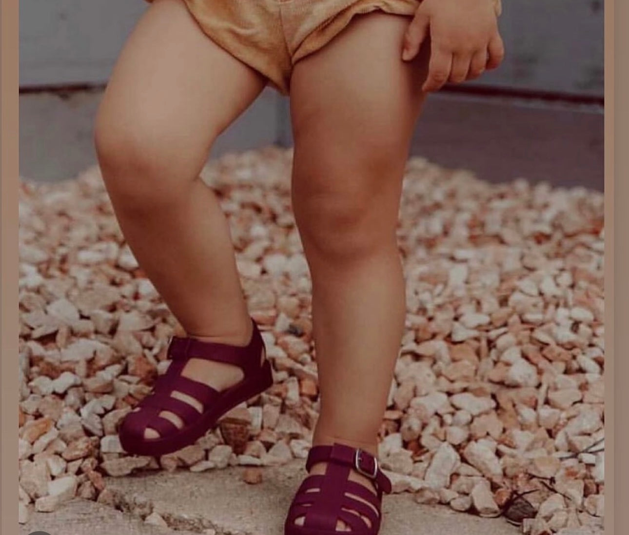 Plum Jelly Sandal