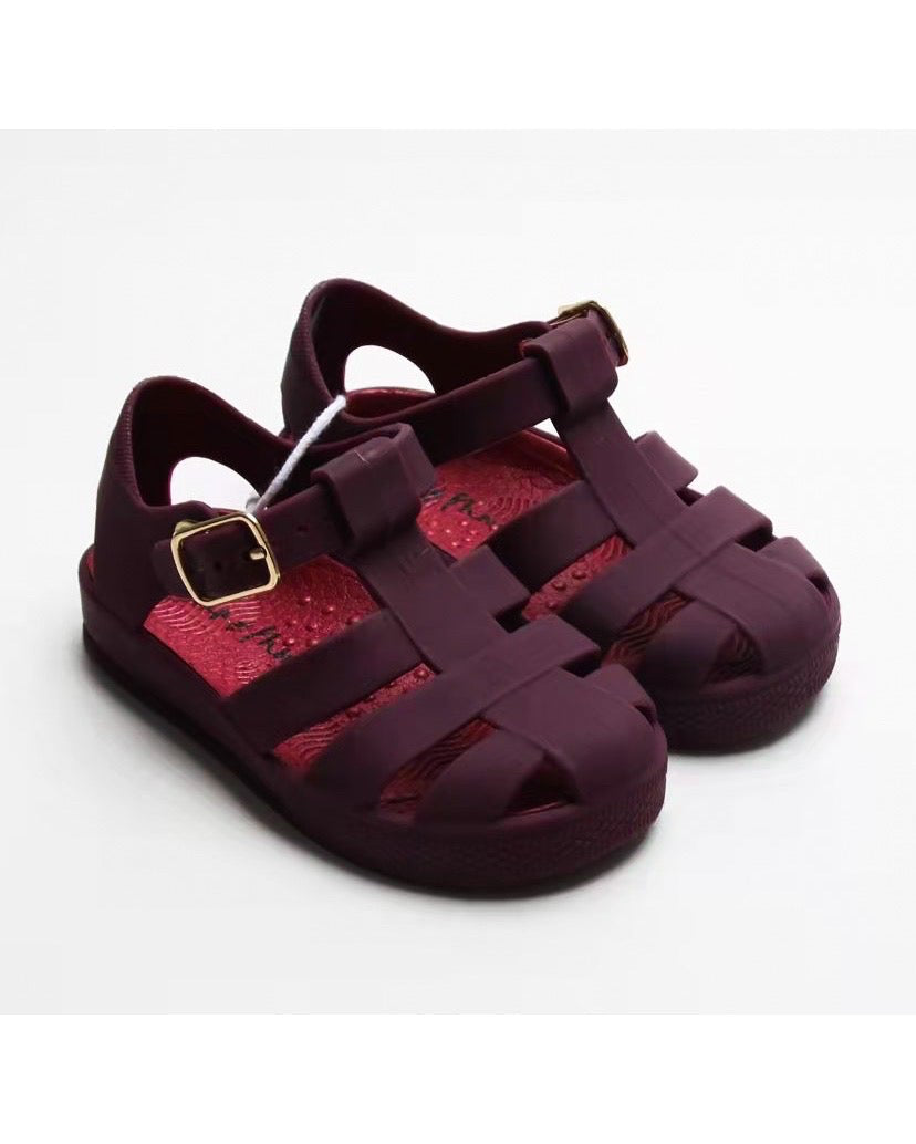 Plum Jelly Sandal