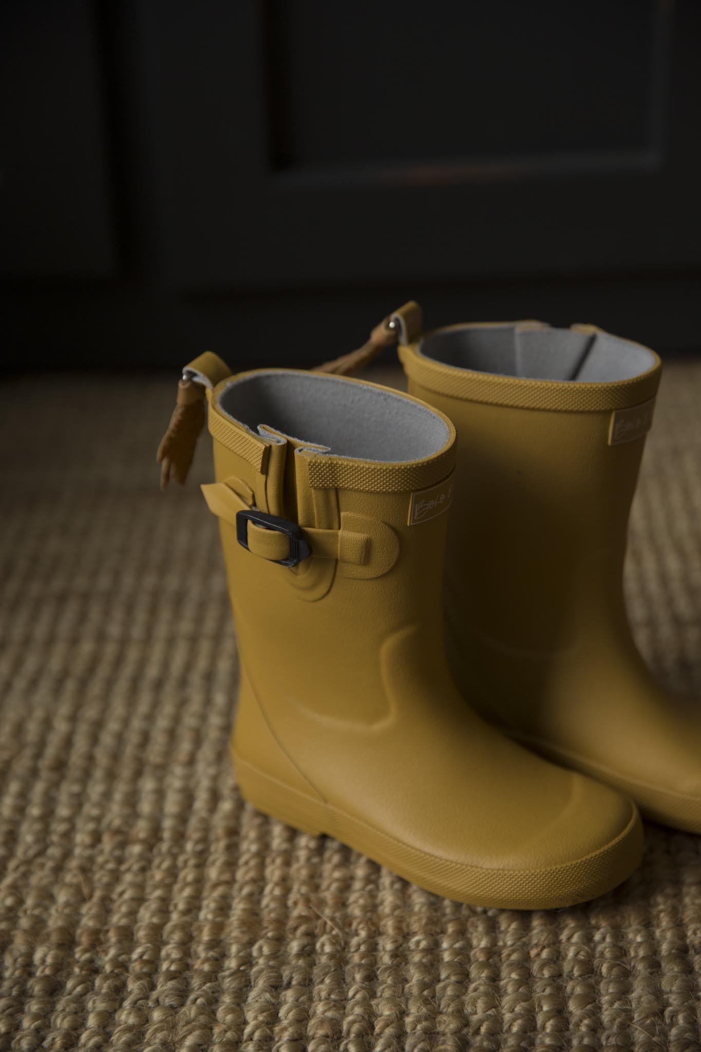 Tangy Mustard Kids Gumboots