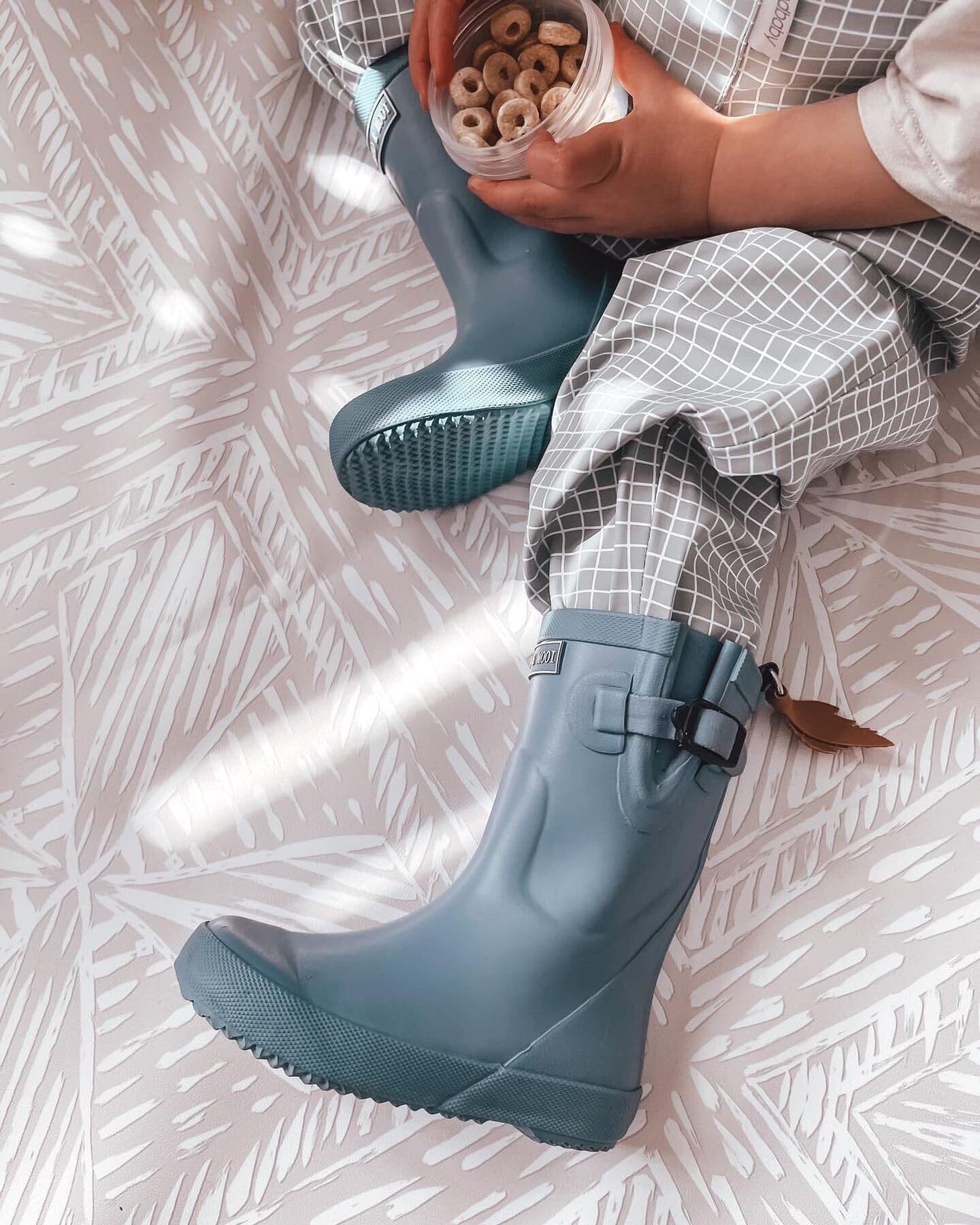 Ducky Blue Kids Welly Gumboots