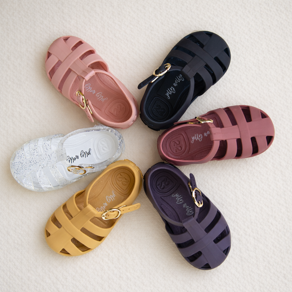 Muted Plum Jelly Sandal