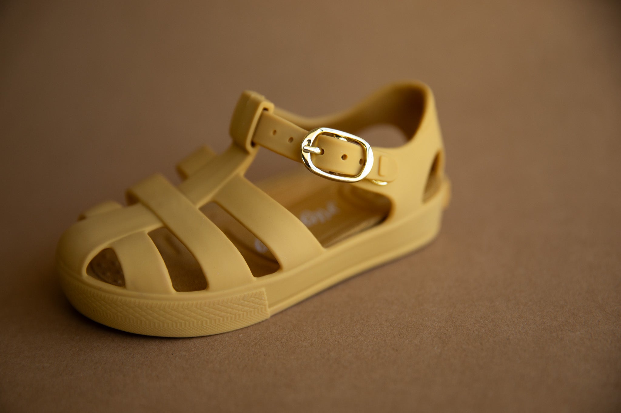 Mustard Jelly Sandal