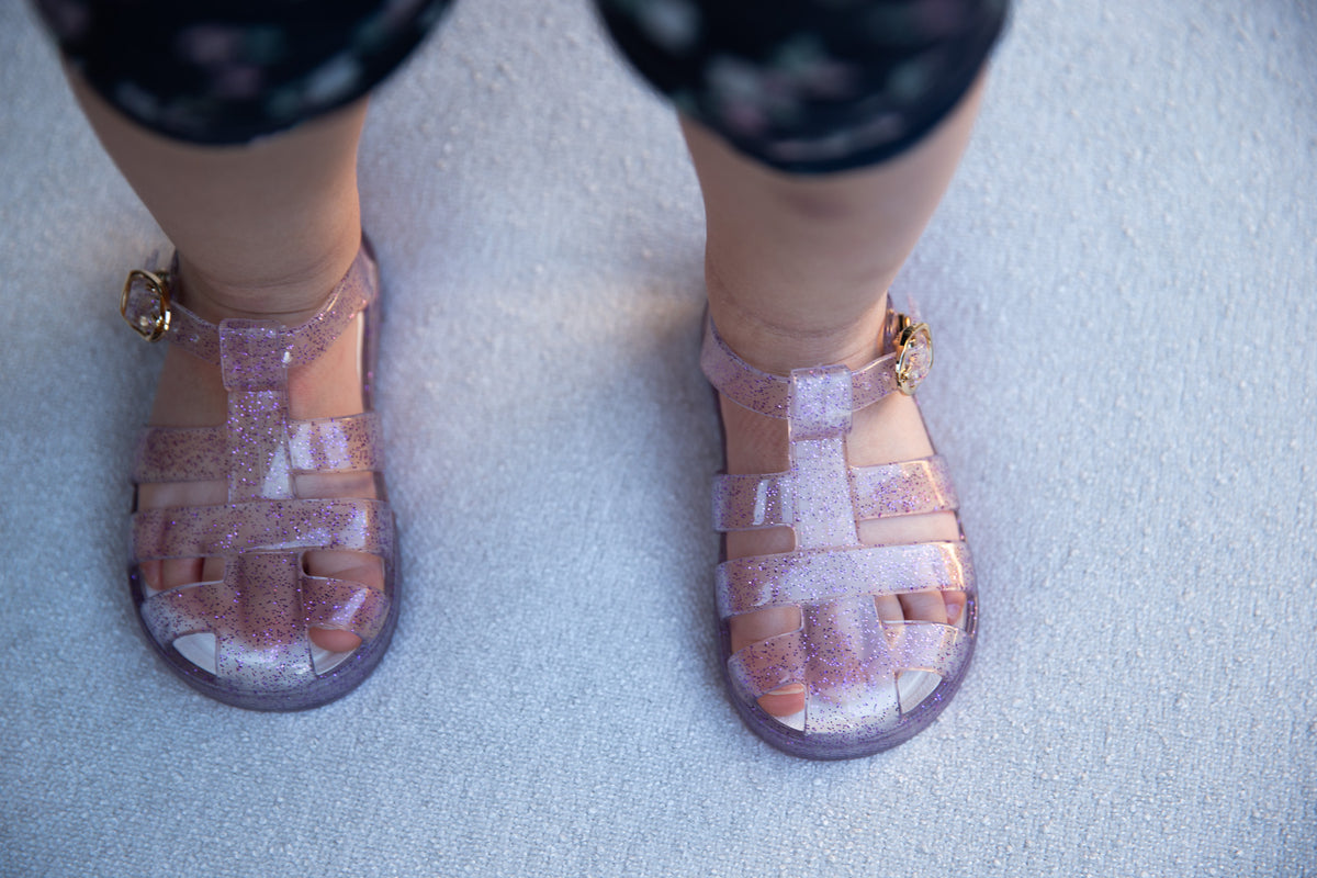 Cosmic Grape Jelly Sandals for Toddlers & Kids