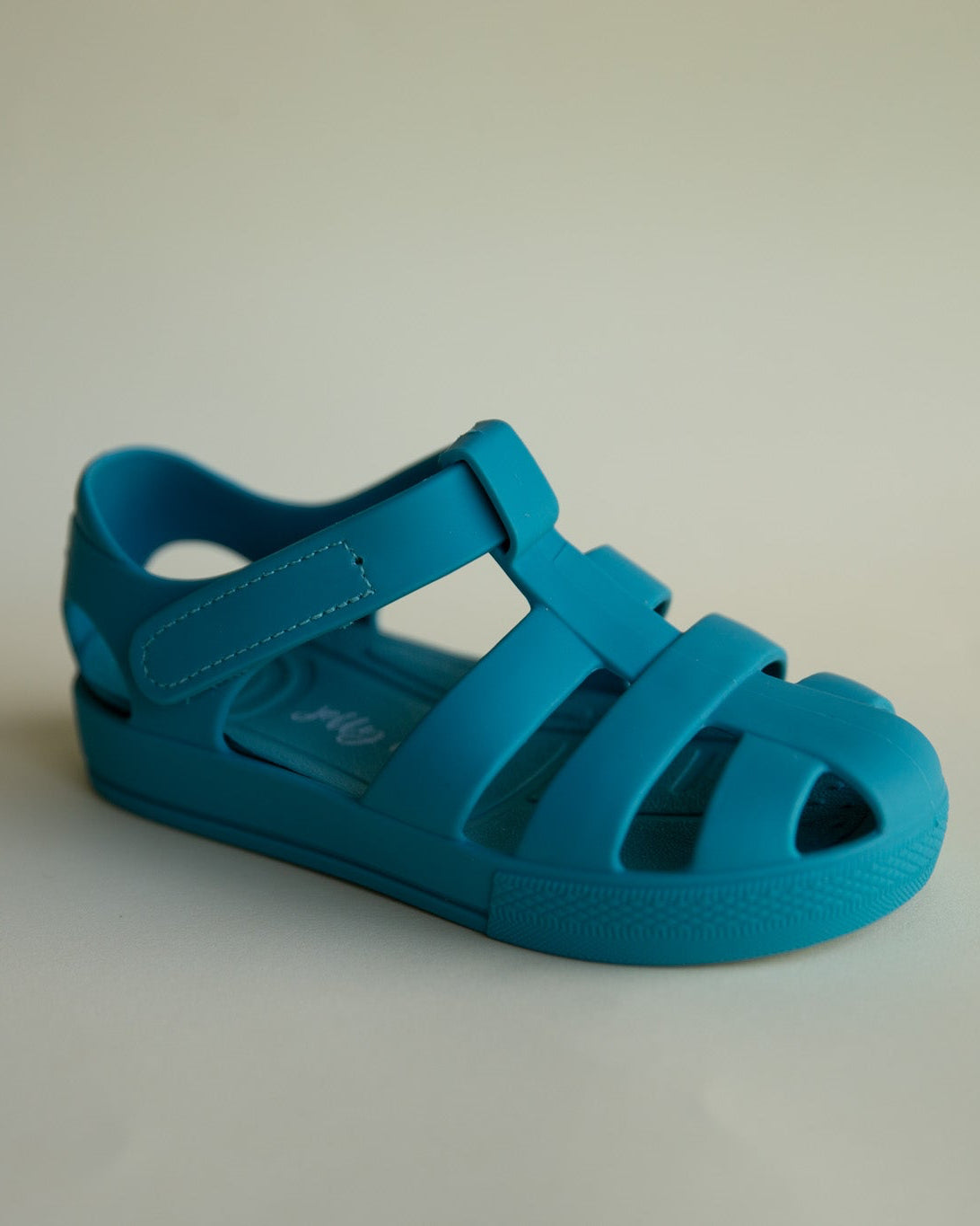Disco Blue Velcro Jelly Welly - PRE ORDER