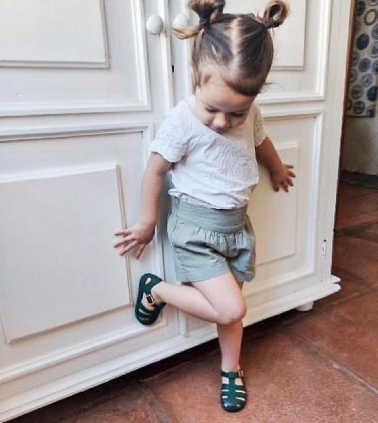 Gem Green Jelly Sandal