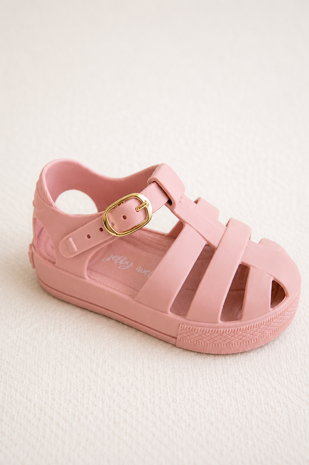 Dusty Rose Pink Jelly Sandals for Toddlers & Kids