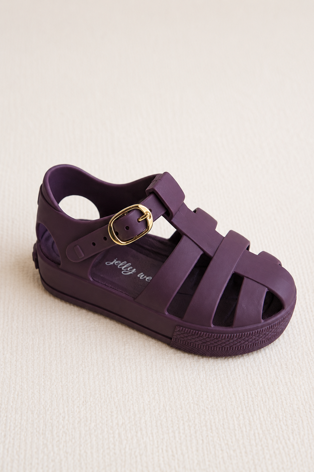 Muted Plum Jelly Sandals for Toddlers & Kids