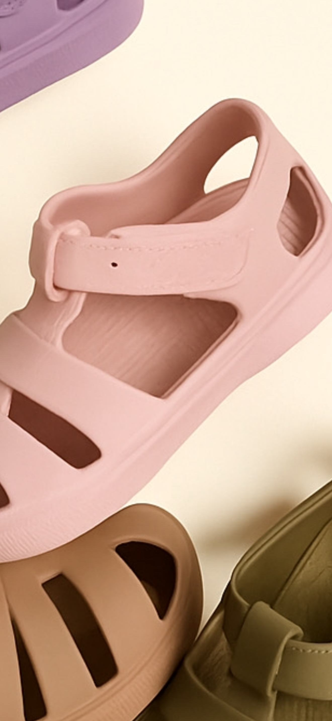 Dusty Pink Velcro Jelly Welly - PRE ORDER