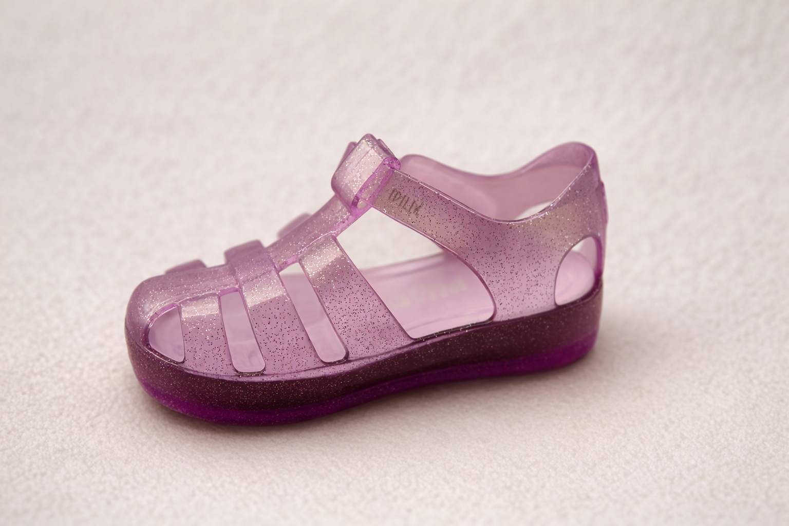 Purple Candy Glitter Jelly Sandal