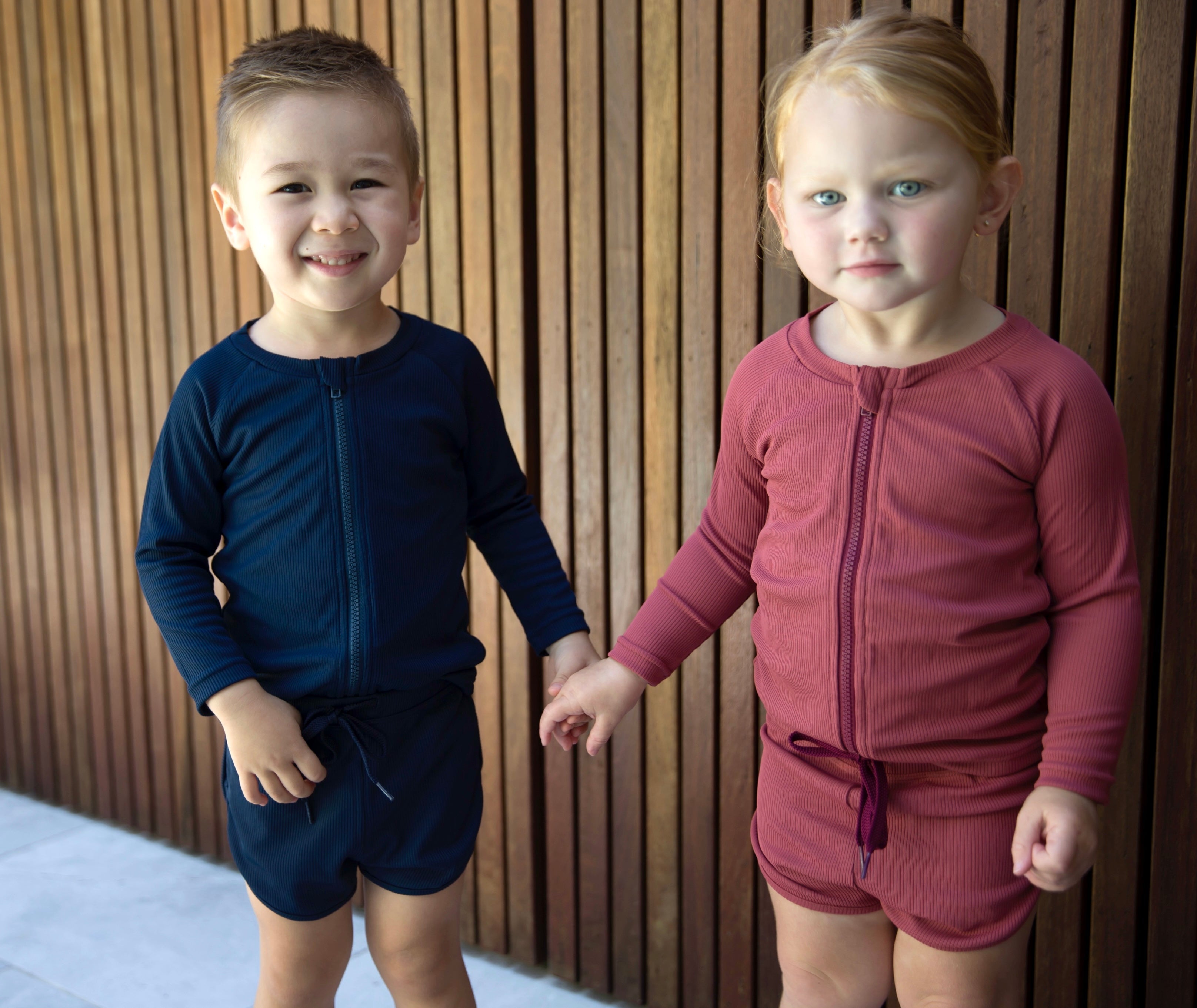 ROYAL NAVY Kids Zipper Rashie Shirt