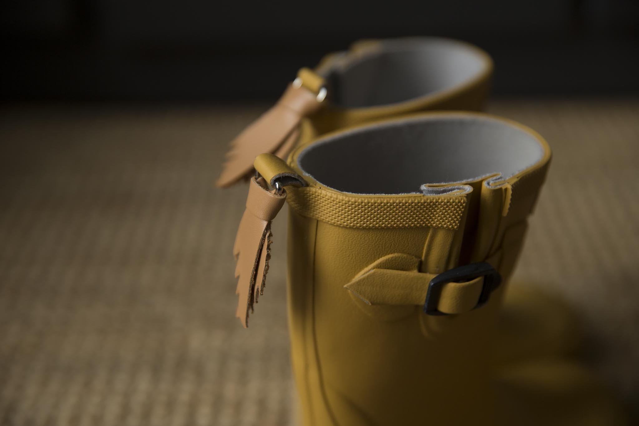 Tangy Mustard Kids Gumboots