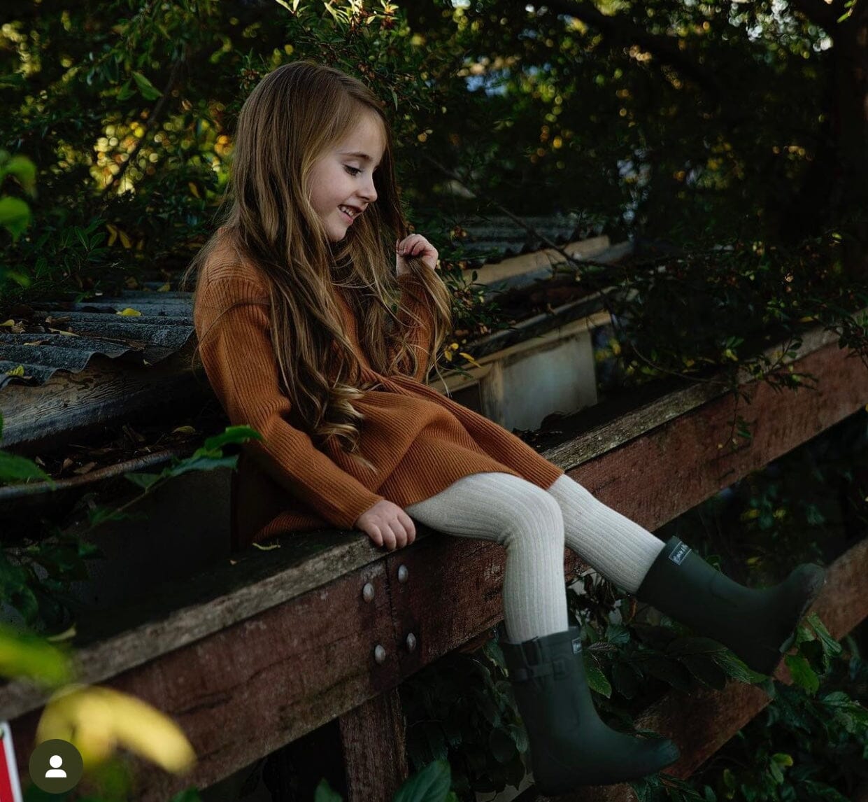 Army Green Kids Welly Gumboots